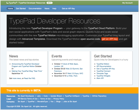 TypePad Developer