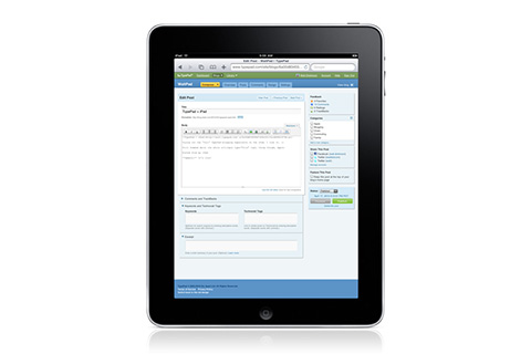 TypePad + iPad
