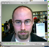 Snapping photos at the grand opening of the San Francisco Apple Store.