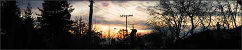 Sunset in Berkeley, CA. Sunset in Berkeley, CA.
