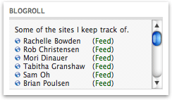 The iWalt.com Blogroll