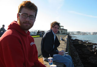 Bryce and Art in San Francisco.
